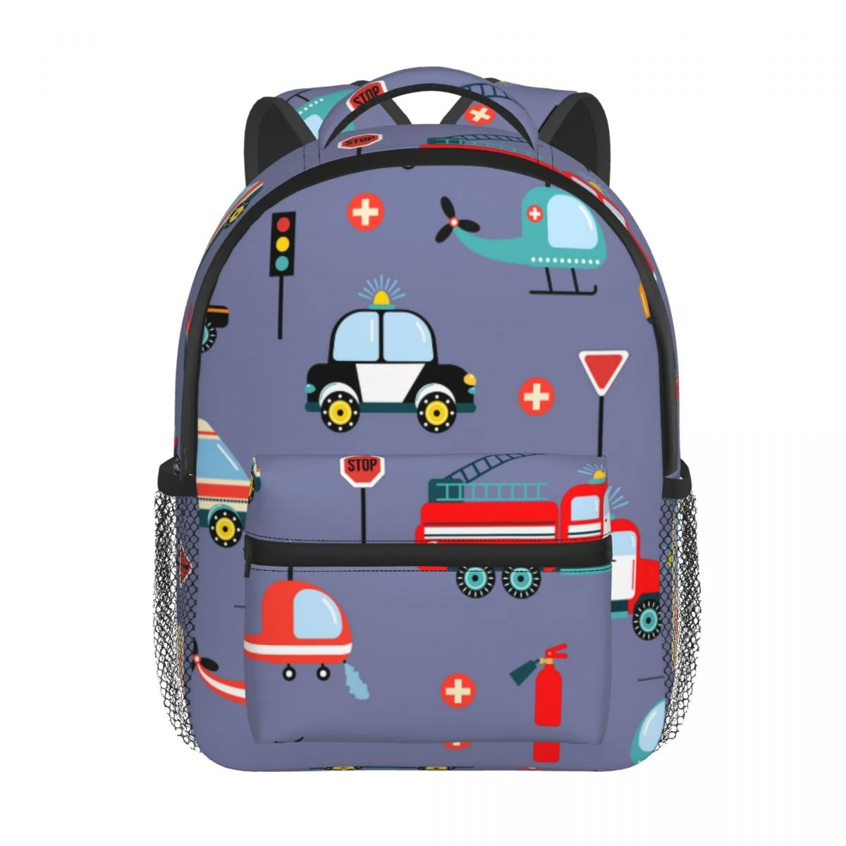 Kids Backpack Cartoon Rescue Cars Kindergarten Children Mochila School Bag|  | - AliExpress