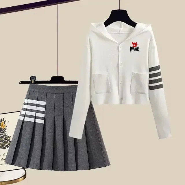 Women s Golf Clothing Golf Skirts Suits Coat Knitwear Autumn Two Piece Set Golf Clothes Tennis Women s Golf Wear New 2023