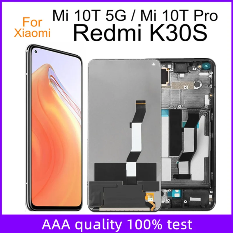 

6.67" For Xiaomi Mi 10T Pro M2007J3 LCD Display Touch Screen Digitizer Assembly For Xiaomi Mi 10T 5G Redmi K30S LCD Display