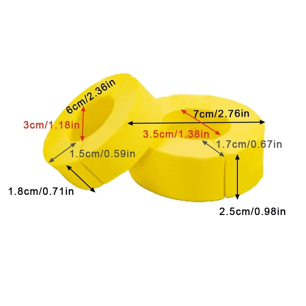 Heatless Hair Curler 6Pcs No Heat Hair Rollers C-Shaped Sponge Curling Rod Soft Curls Sleeping Flexi Rods Styling Tools