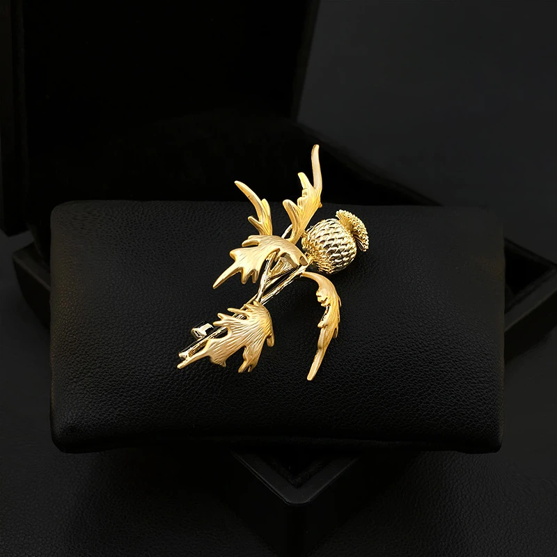 Fashion Lucky Flower Brooch for Women High-End Corsage Cardigan Neckline Pin Suit Accessories Trimmings for Clothes Jewelry 5391