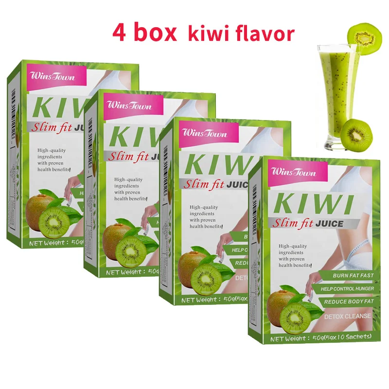 4 Box Healthy Slimming Juice Promote Metabolism Fast Flat Weight Loss Detox Men Lose Weightloss Women Diet Product Slim Shaping |