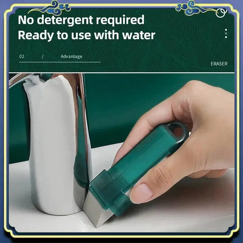 Bathroom Erasers Rubber Eraser Kitchen Faucet Limescale Eraser Bathroomglass Stain Rust Remover Cleaningsupplies B