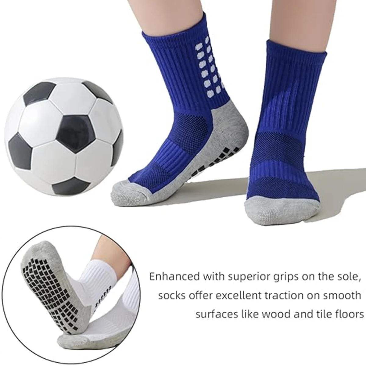 Football socks for children men and women anti slip socks sweat absorbing sports socks adhesive training socks 33-39 football socks sports socks fitness sports socks sport socks