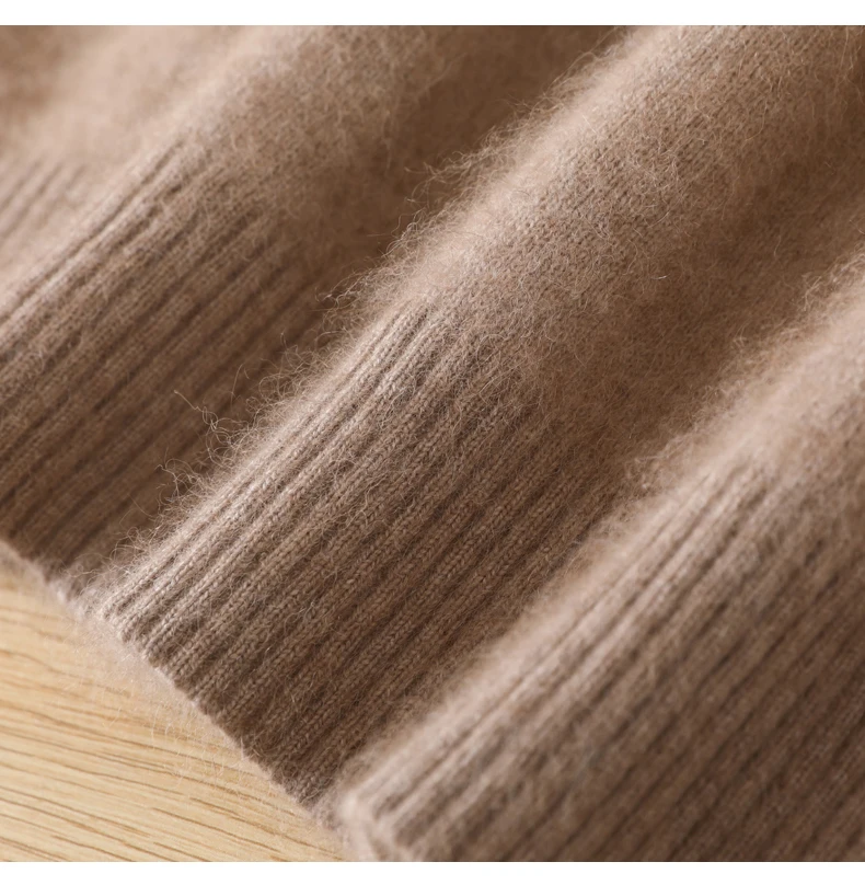 Pull En Cachemire De Vison Pur Pour Hommes,pull à Col Rond,pull Ample