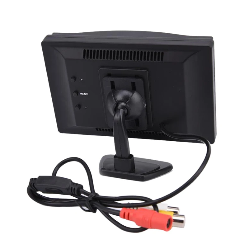 Monitor a ventosa a colori per auto LCD TFT da 5 pollici ad alta risoluzione telecamera di retromarcia Monitor di sicurezza per auto per telecamera di parcheggio di Backup inversa - Image 4