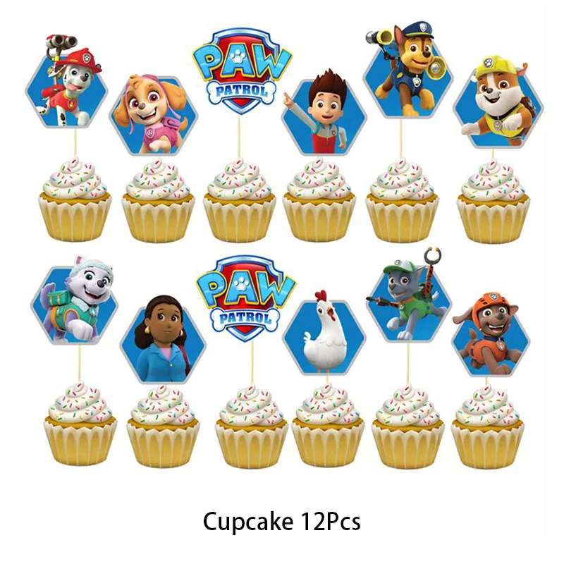 Paw Patrol Cupcake Toppers — free download
