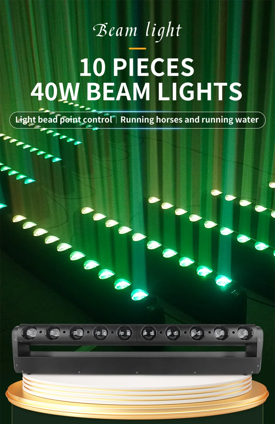 10x40W RGBW Wash Washer Moving Head Bar Lights DMX Led Beam Light Professional S