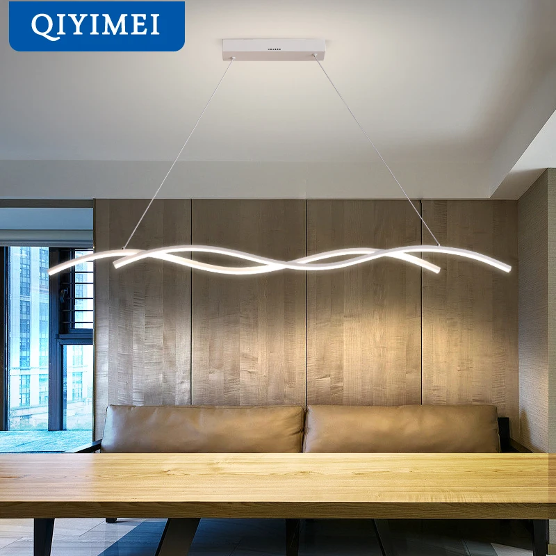 QIYIMEI Minimalist Lamps LED Pendant Lights For Living Study Dining Room Bedroom Home Decor Lamps Indoor Lighting Hanging Lights 2