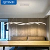 QIYIMEI Minimalist Lamps LED Pendant Lights For Living Study Dining Room Bedroom Home Decor Lamps Indoor Lighting Hanging Lights 2
