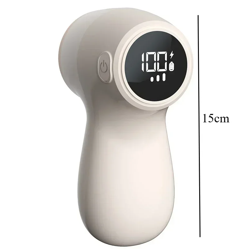 Portable Lint Remover for Clothes  Rechargeable Fabric Shaver 3-Speeds Electric Lint Shaver for Sweater USB Rechargeable 6