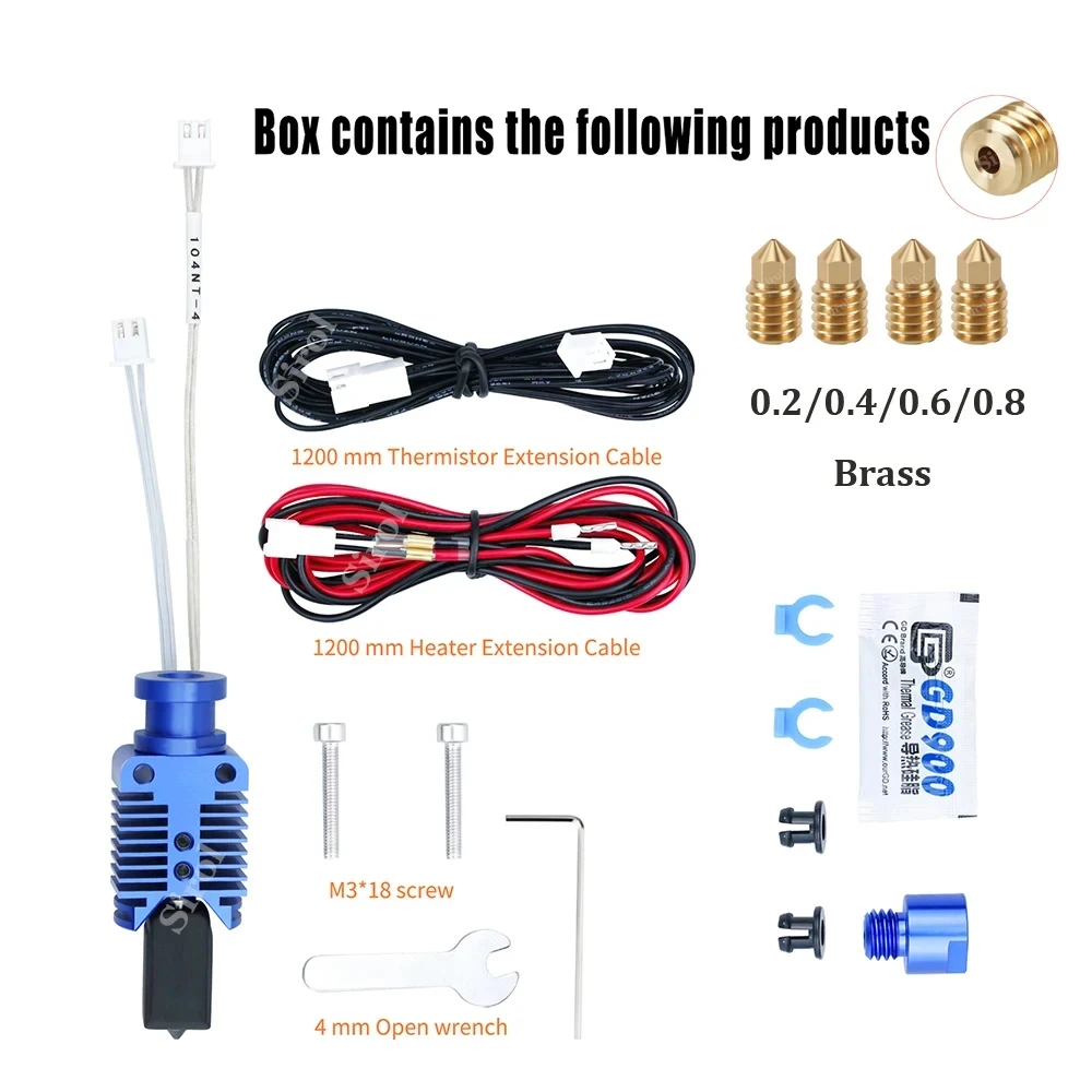 NEW Upgrade TZ E3 2.0 Hotend Kit High Speed Print Head For Ender 3