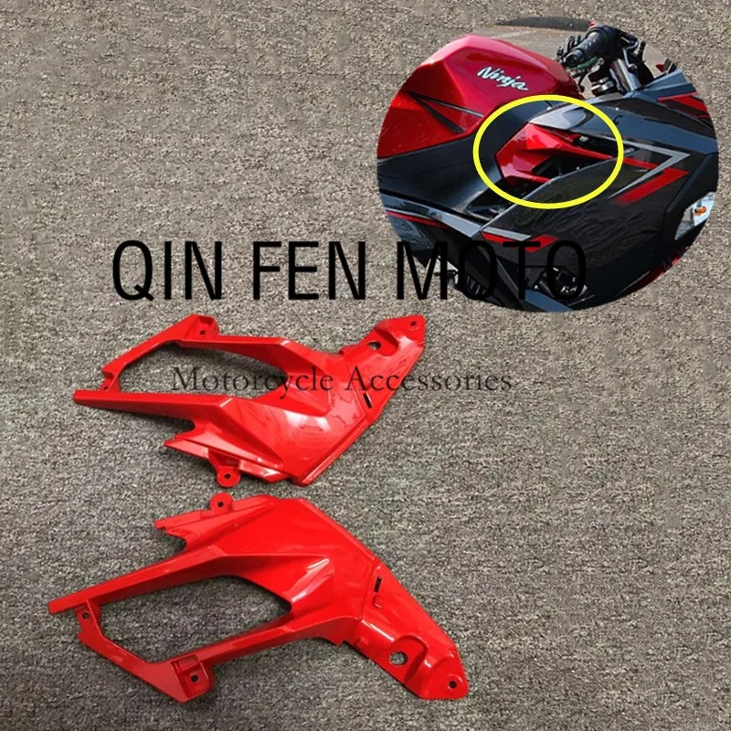 

Motorcycle Red Gas Tank Air Intake Vent Fairing Fit For Kawasaki Ninja 400 Ninja400 2018 2019 2020 2021