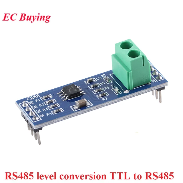Lot De 10 Modules TTL Vers RS485 MAX485 5V - Carte De Développement 44x14 Mm, 6 Broches - EMagTech