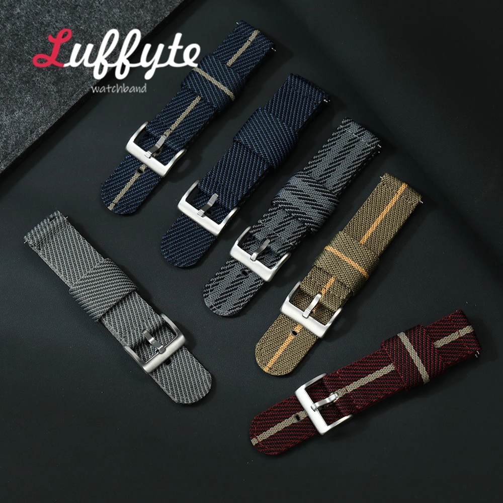 Versatile Quick Release Nylon Watch Strap - Durable Military Sport Bracelet