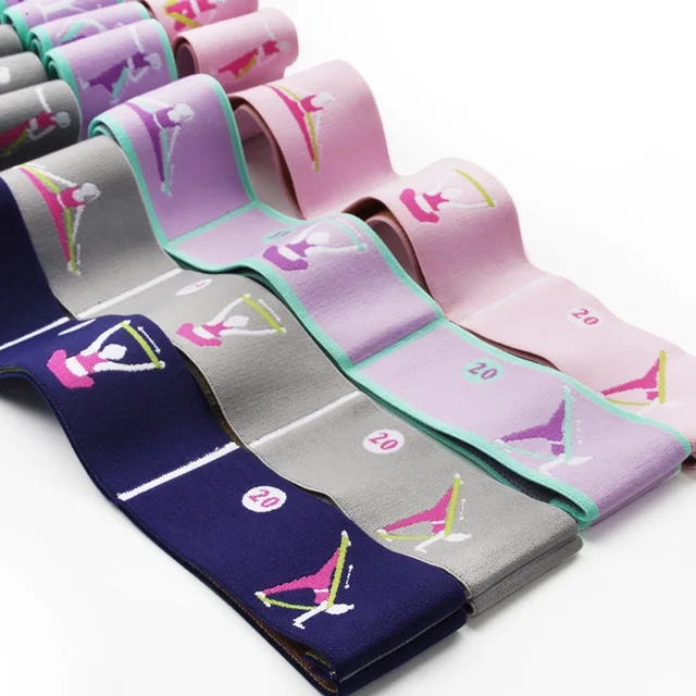 9/11 Loops Yoga Elastic Band Suitable Adult Stretching Exercises Stretching Belt Physical Therapy Stretch Resistance Band 6