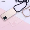 Crossbody Lanyard Phone Case For Oneplus 12 13R Transparent Shockproof Soft Silicone Back Cover For Oneplus ACE 5 Pro 1+11R 12R 2