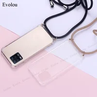 Crossbody Lanyard Phone Case For Oneplus 12 13R Transparent Shockproof Soft Silicone Back Cover For Oneplus ACE 5 Pro 1+11R 12R 2