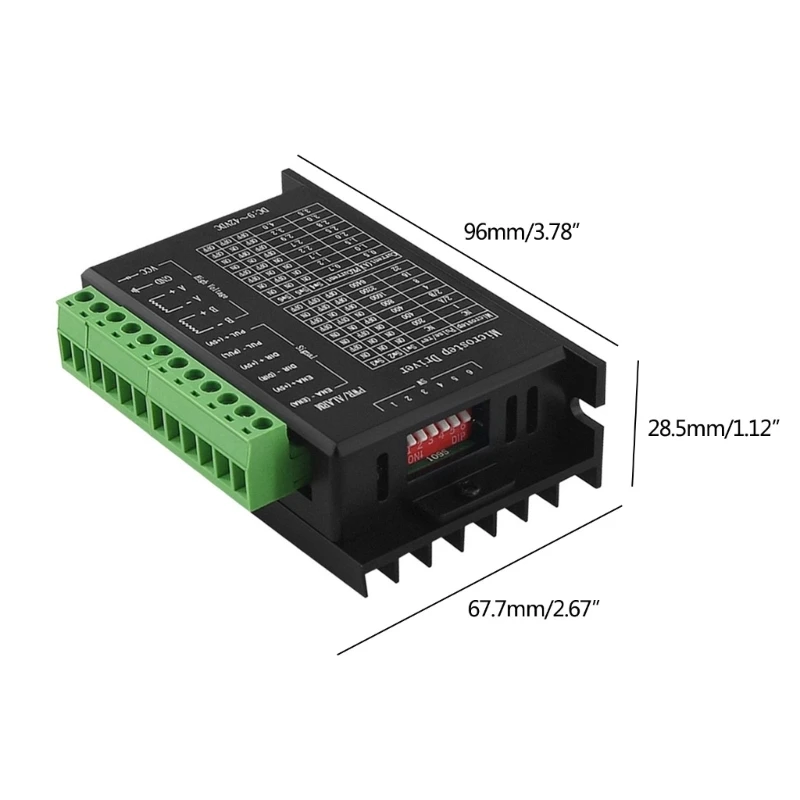 DC9V-42V 0.5-4.0A TB6600 2상 스테퍼 모터 드라이버 42/57 스테핑 모터 594A