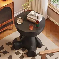Side Table Flat Head Bedside Table Household Sofa Side Rack Bedroom Balcony Movable Mini Table Small Apartment Movable Tea Table 2