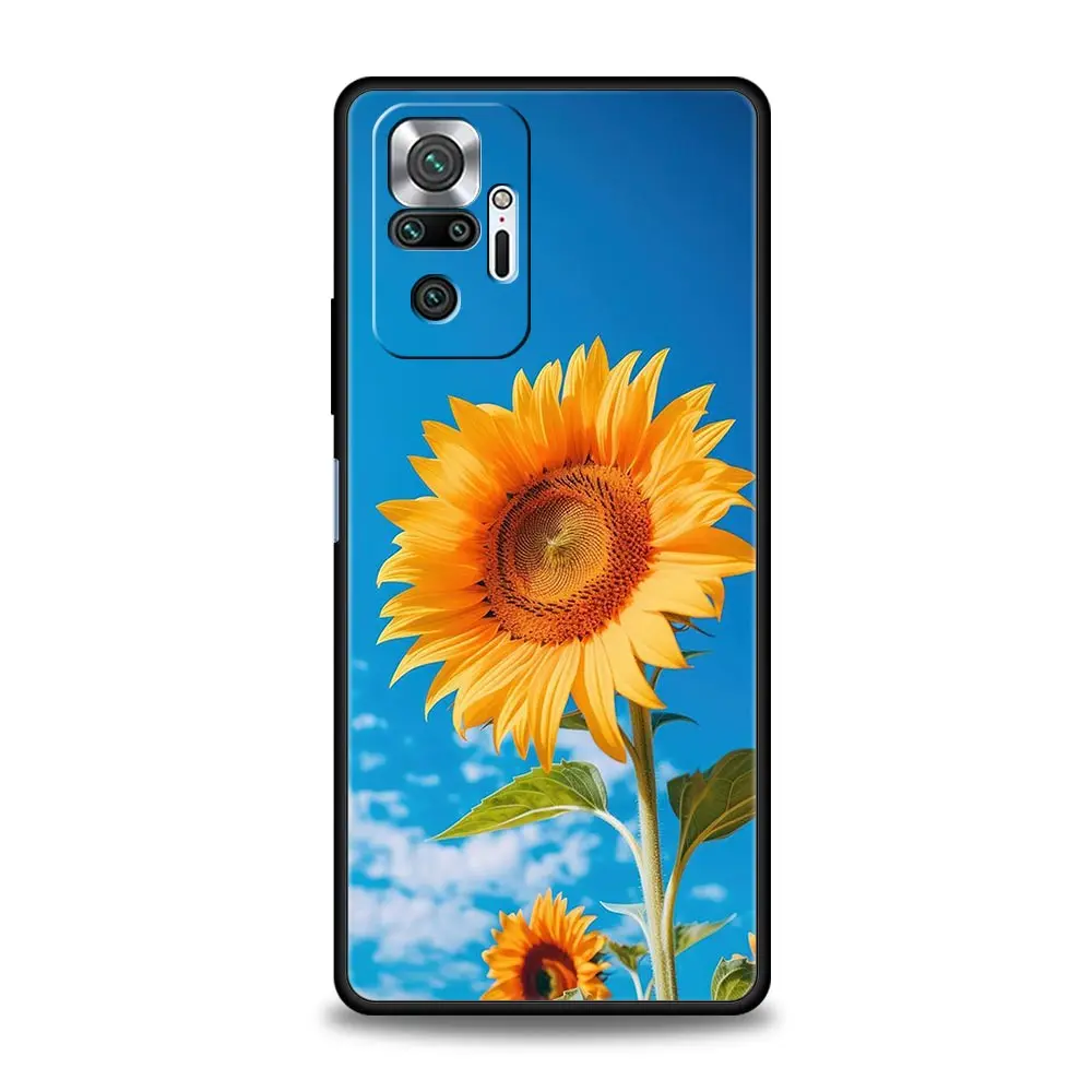 Vibrant Yellow Sunflower Soft Phone Case