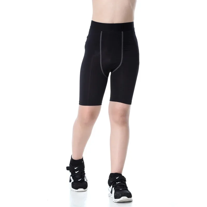 Compression Base Layer Tight Sport Shorts Children Kids Teens Boys Running Shorts Summer Quick Dry Basketball Football Leggings