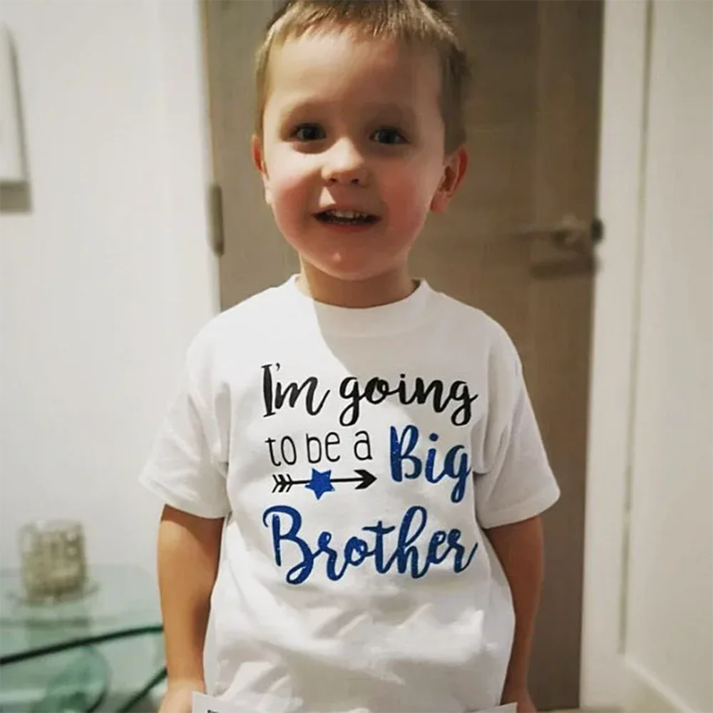 Boys Clothes I'm Going To Be A Big Brother Birth & Pregnancy Announcement T-Shirt For Boys Baby Son Family Look T-Shirts 2