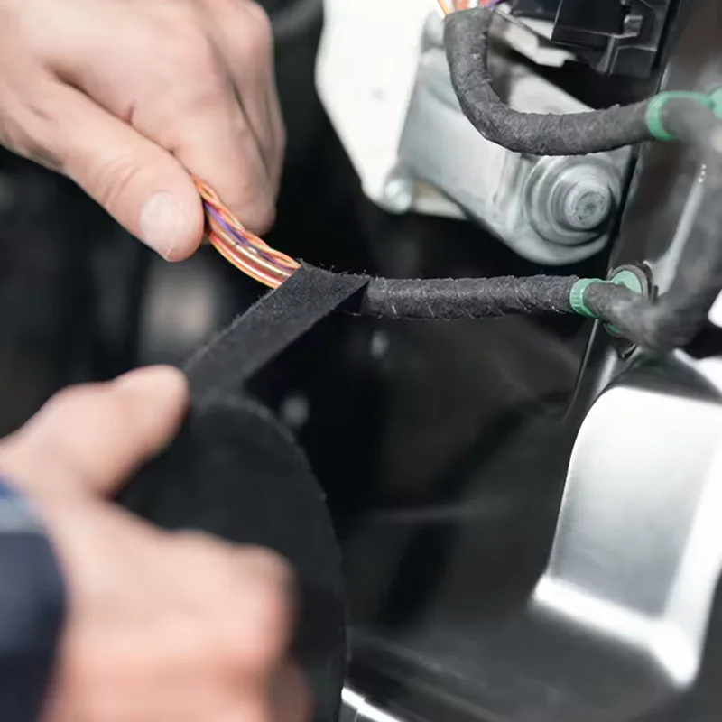 wiring harness tape Multipurpose Cloth Sticker Fabric Tape Wiring Harness Tape For Automotive Mounting Industrial Single Sided