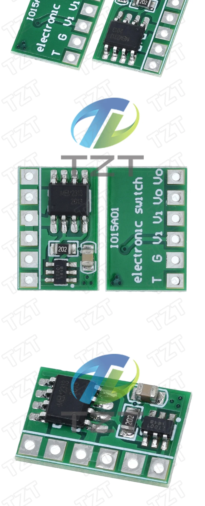 TZT 6A DC 3V 3,3V 3,7V 5V Elektronischer Schalterriegel Bistabile selbstsichernde Triggerplatine für LED-Motortreiber Solar-Lithiumbatterie – Detail 4