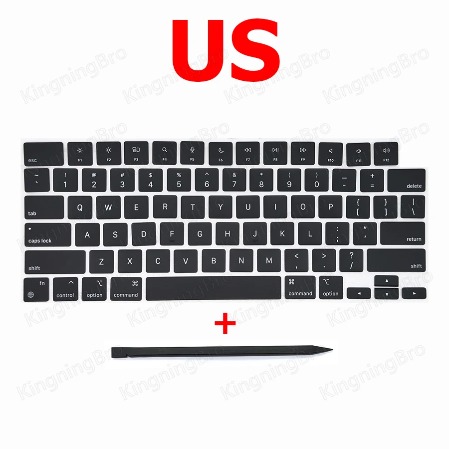 Laptop A2442 A2485 Keyboard Keys Keycaps US UK French Russian Spain Apple Macbook Pro M1 Retina 14" 16" Key Cap keyboard keycap laptop keyboard