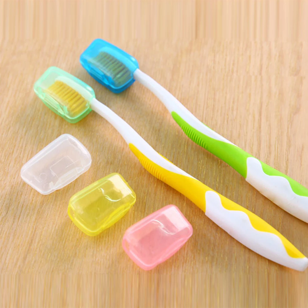 

5Pcs/Lot Portable Toothbrush Head Cover Case For Travel Hiking Camping Toothbrush Box Brush Cap Case Support Bathroom Accessory