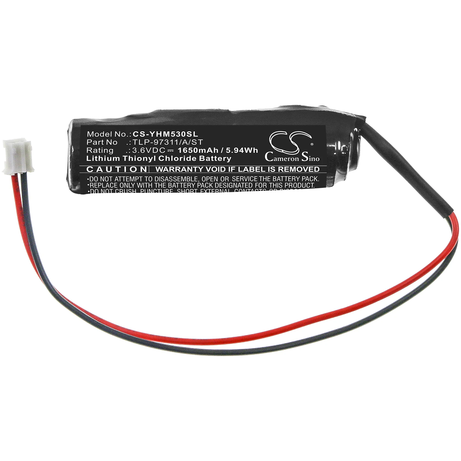 

CS Battery 3,6 V/1650mAh TLP-97311/A/ST для Yamaha TS-X,KCA-M53G,KCA-M53GO-10