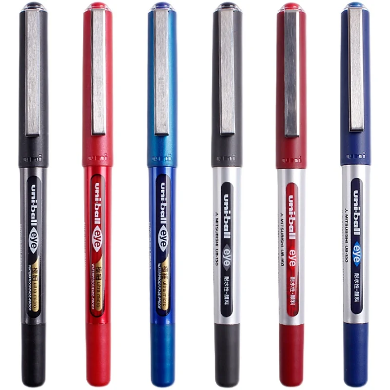 Japan Uni Mitsubishi UB-150 Gel Pen Waterproof water Resistant 0.38/0.5mm Uni Ball Eye Roller Ball Pens Office School supplies