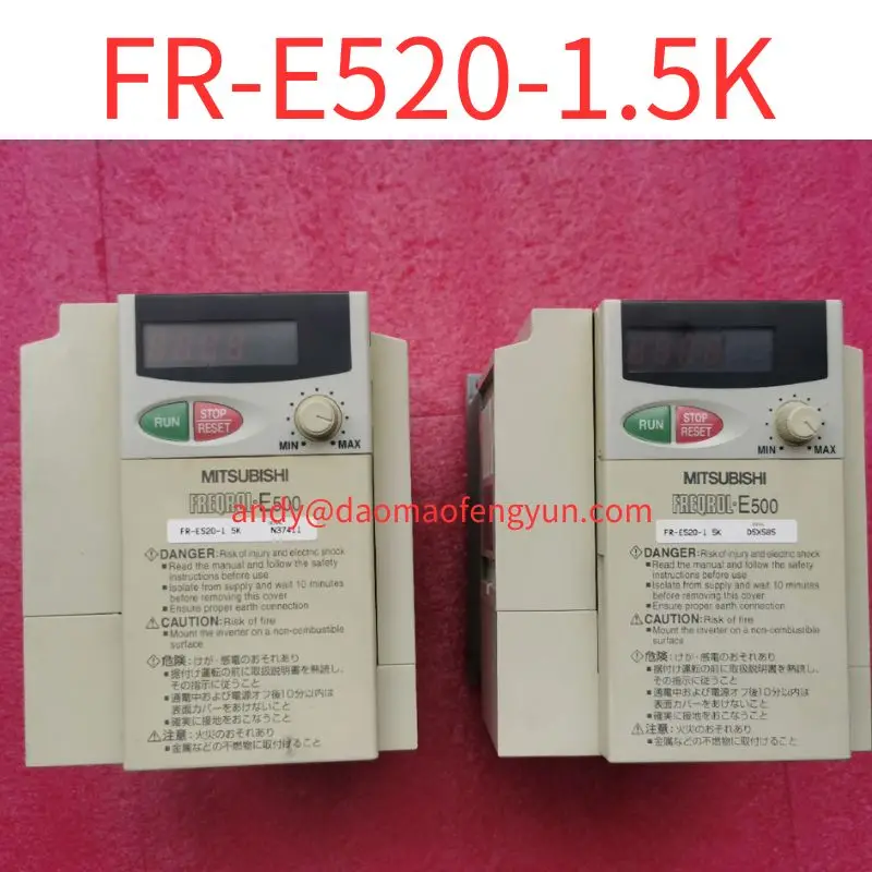 

Used FR-E520-1.5K inverter