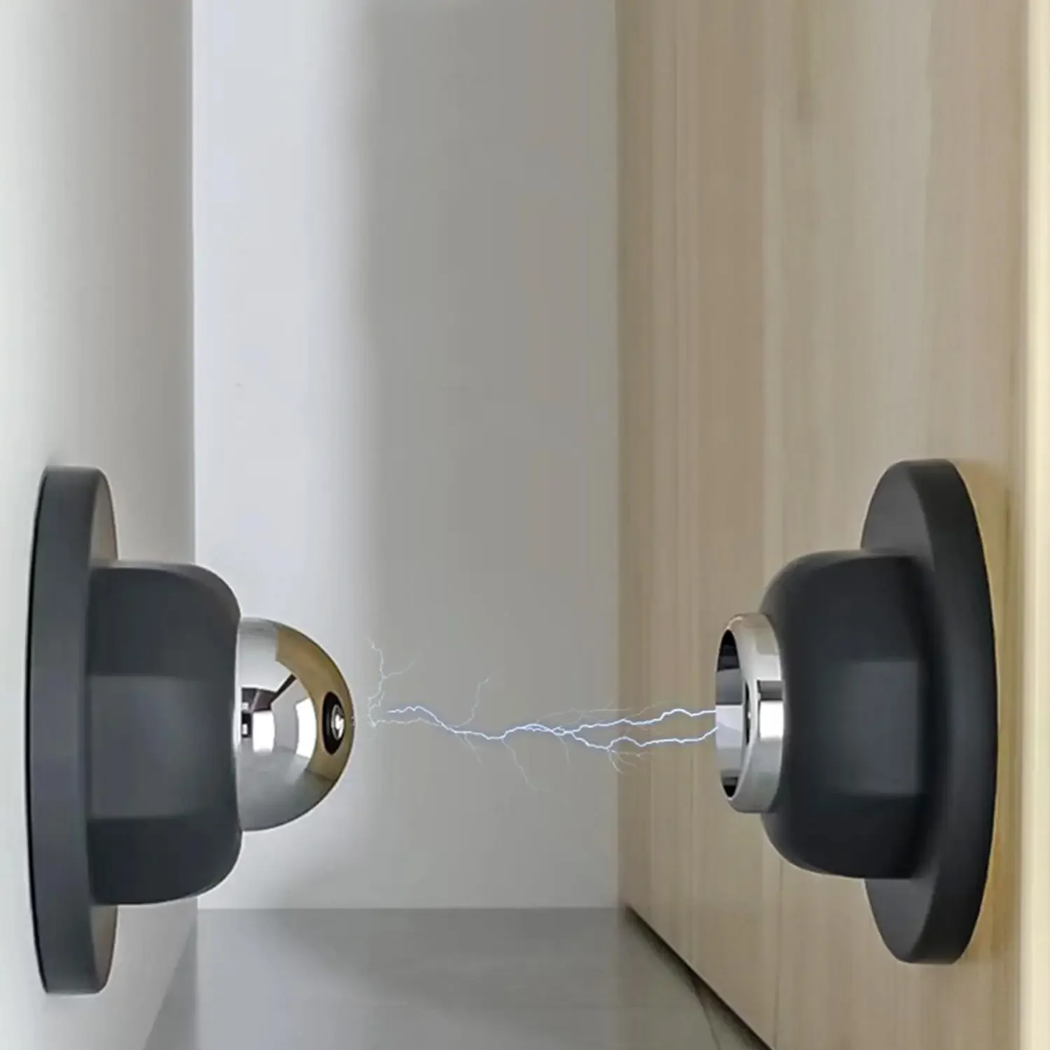 Door Stopper Silicone Door Stopper Magnetic Door Stopper Door Stopper Bumpers Door Hardware Magnetic Door Stopper Hotel Household Strong Mute Touch Silicone Anti-collision Stall Suck
