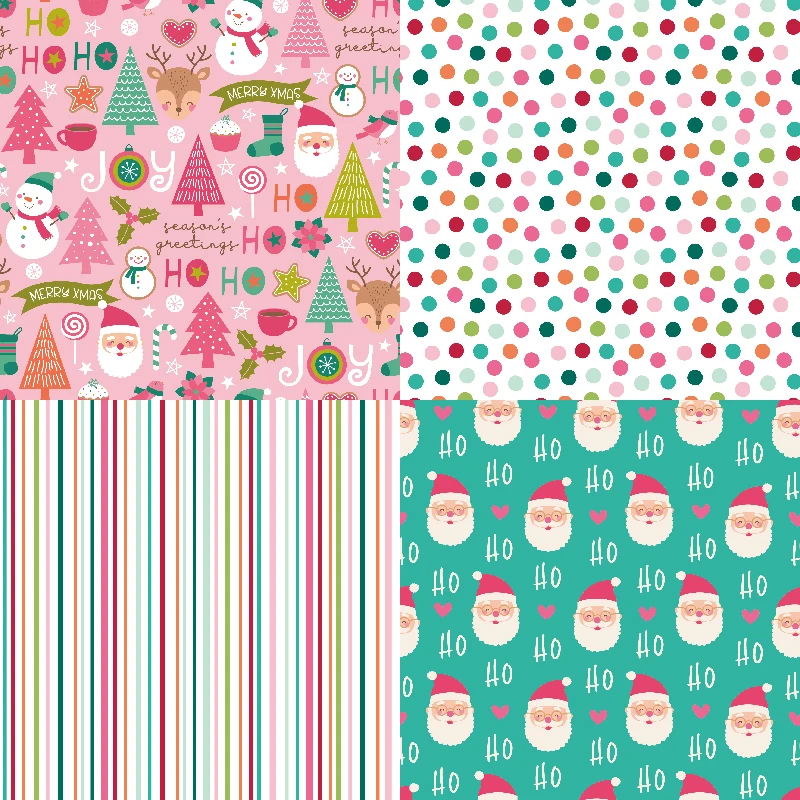 Panalisacraft 24 sheets 6"X6" Cute Christmas Scrapbook paper Scrapbooking patterned paper pack DIY craft Background