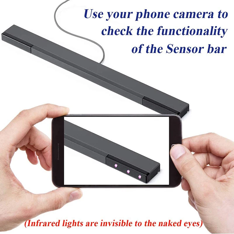 Barra sensore USB per telecomando Wii su PC come sensore Dolphin Bar con Wii  / Wii U per Windows Xp - AliExpress