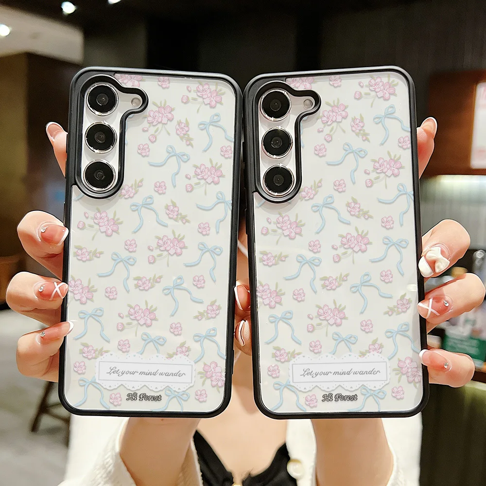 Cute Flower Matte Shockproof Phone Case