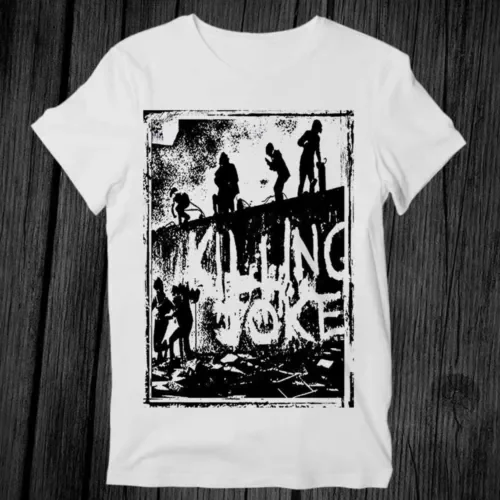 Maglietta Bianca Vintage Killing Joke 1980S B41373 Maniche Lunghe O Corte