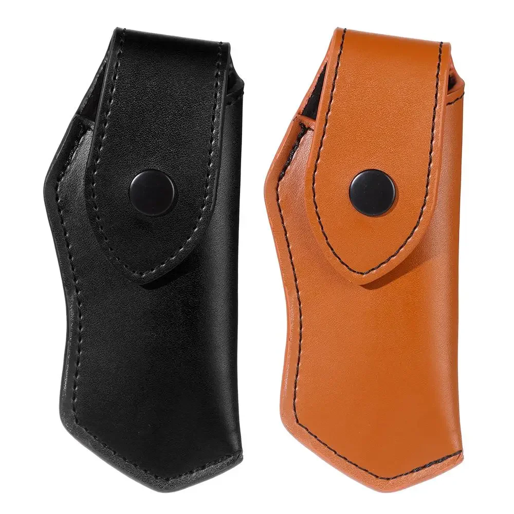 

Equipment Leather Sheath Holder Knife Sheath Holster Camp Outdoor Carry Flashlight Case Fold Knife Tool Belt Loop Case