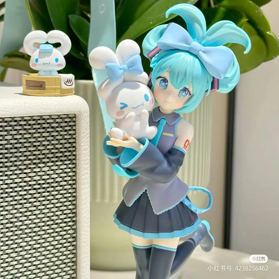 

Original Sega Hatsune Miku Cinnamoroll Anime Peripheral Collectible Models Garage Kit Decorative Decorations Children Gifts