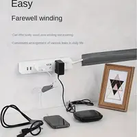 Household Appliances Fixed Wires Network Cables Data Cables Traceless Tape Neat Storage Tools Desktop Cable Organizer Storage 1