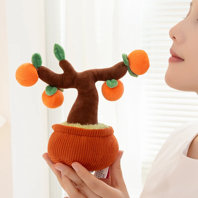 Green Plush Toy Aromatherapy Ornament for Home and Car Decor