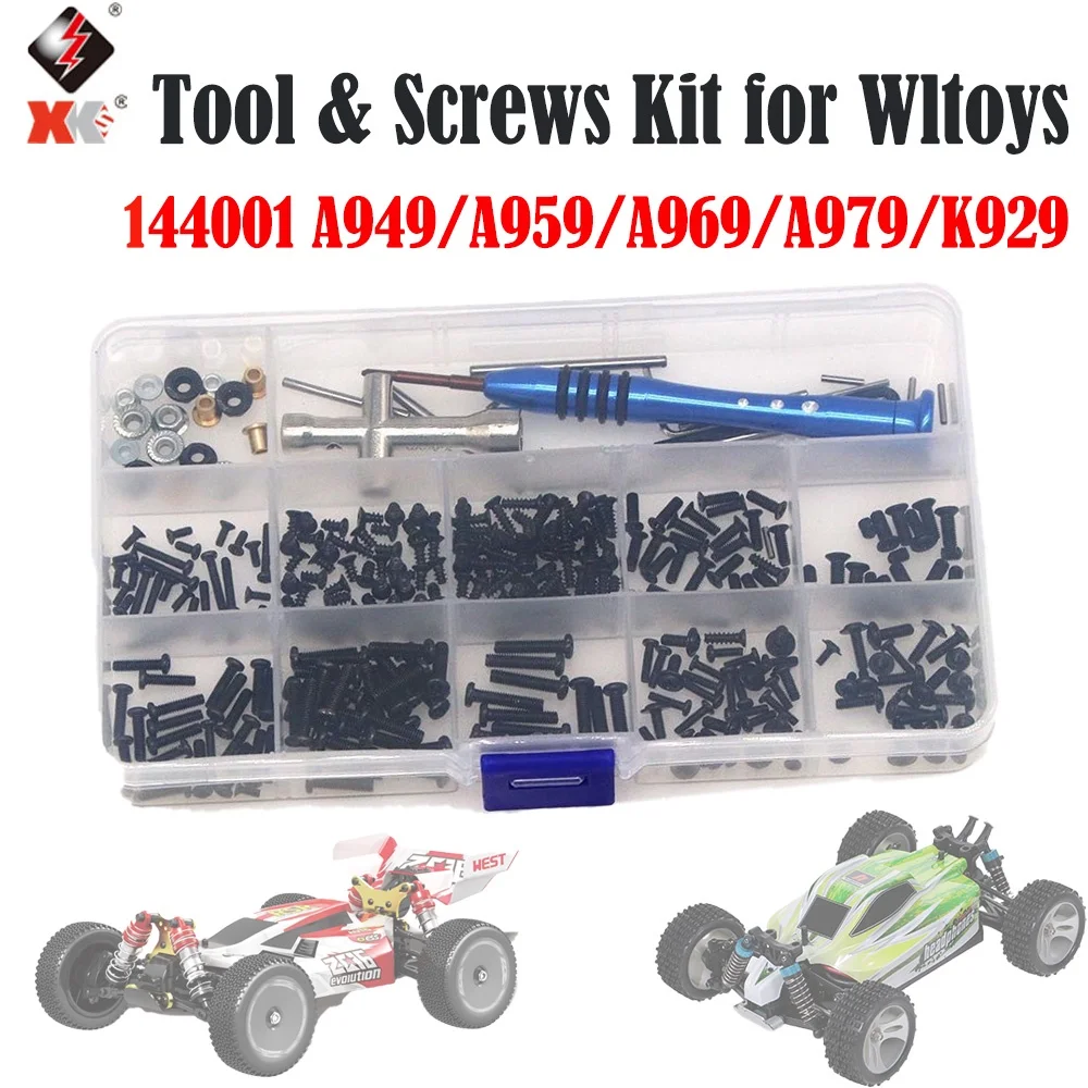 WLtoys 144001 124018 124019 1/14 M2 M2.5 M3 набор крепежных винтов с крестообразным рукавом