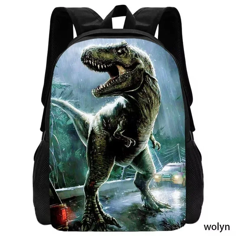 Newly Dinosaur School Backpack,Children School Bags for Boys ,Light Weight Cartoon Animal Prints Child Backpack Satchel Durable 1