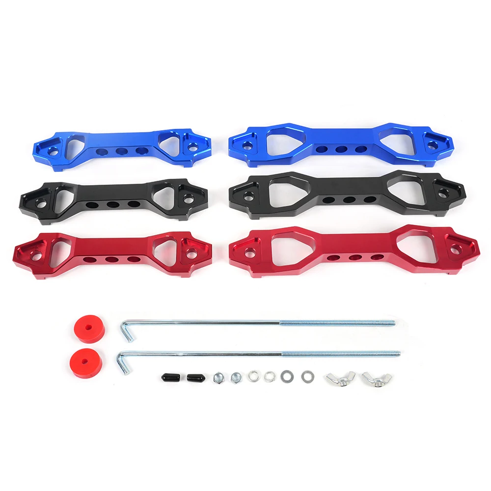 140mm/190mm Billet Aluminum Car Battery Tie Down Mount Bracket Brace Battery Fasten Bracket Holder 14cm 19cm BTD038 battery tie down bracket