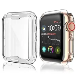 Universal Screen Protector & Bumper Cover for Smartwatch Faces - Durable, Clear Protection Design (Transparent)