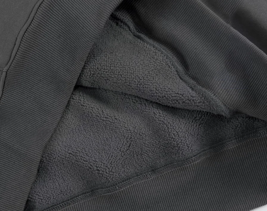 DIY Custom Your Brand LOGO 500GSM Heavy Weight New Autumn Winter Casual Thick Cotton Men's Top Solid Color Hoodies Sweatshirt 4