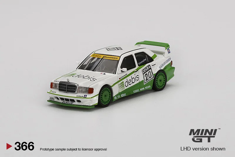 

Мини GT 1:64 190E EVO II 1991 DTM Zakspeed #20 M. Шумашер LHD литая модель автомобиля