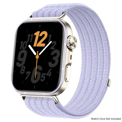 Breathable Nylon Loop Band for Huawei Watch Fit - Durable Strap Bracelet (Pu)